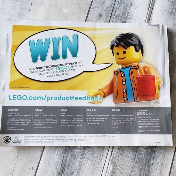 Lego 75954 Harry Potter Hogwarts Great Hall Instruction Book Manual - Picture 3 of 3